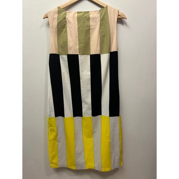 Marimekko MARS Kiertorata Sleeveless Dress Striped wit Pockets Size XS - Picture 4 of 5